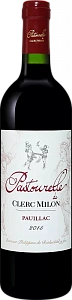 Красное Сухое Вино Pastourelle de Clerc Milon Pauillac AOC 2015 г. 0.75 л