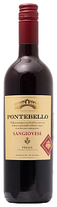 Красное Сухое Вино Pontebello Sangiovese Puglia 0.75 л