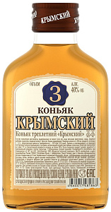 Коньяк Крымский 3 Года 0.1 л