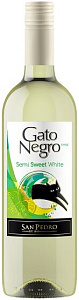 Белое Полусладкое Вино San Pedro Gato Negro Semi Sweet White 0.75 л