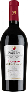 Красное Сухое Вино Tenute Poggiocaro Governo all' Uso Toscano 0.75 л
