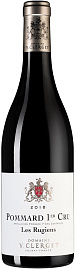 Вино Domaine Yvon Clerget Pommard Premier Cru Les Rugiens 2018 г. 0.75 л