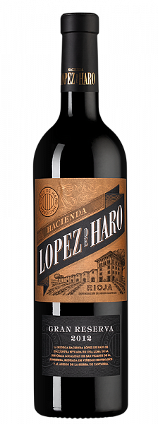 Вино Hacienda Lopez de Haro Gran Reserva 2012 г. 0.75 л
