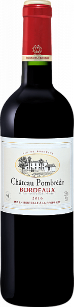 Вино Chateau Pombrede 2016 г. 0.75 л