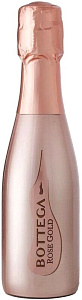Розовое Брют Игристое вино Bottega Rose Gold Brut 0.2 л