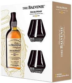 Виски Balvenie Doublewood 12 Years Old 2 Glasses 0.7 л в подарочной упаковке