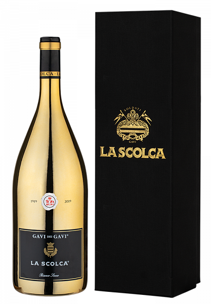 Вино Gavi dei Gavi Etichetta Nera Golden 2021 г. 1.5 л Gift Box