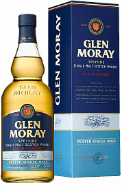 Виски Glen Moray Elgin Classic Peated Speyside Single Malt Scotch 0.7 л Gift Box