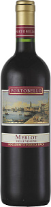 Красное Полусладкое Вино Portobello Merlot Delle Venezie 0.75 л