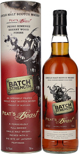 Виски Peat's Beast Single Malt Pedro Ximenez Sherry Wood Finish Batch Strength 0.7 л Gift Box