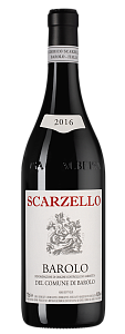 Красное Сухое Вино Barolo del Comune di Barolo Scarzello 2016 г. 0.75 л