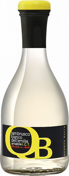 Игристое вино Quanto Basta Bianco Lambrusco Dell'Emilia IGT 2020 г. 0.2 л