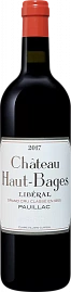 Вино Chateau Haut-Bages Libеral Pauillac AOC 2017 г. 0.75 л