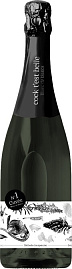 Игристое вино Cock T'est Belle Chardonnay Cuvee № 1 Blanc de Blanc 2019 г. 0.75 л
