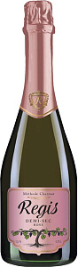 Розовое Полусладкое Игристое вино Regis Rose Demi-Sec 0.75 л