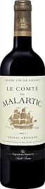 Вино Le Comte de Malartic Pessac-Leognan AOC Chateau Malartic-Lagraviere 2017 г. 0.75 л