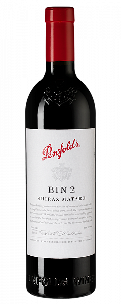 Вино Penfolds Bin 2 Shiraz Mataro 2018 г. 0.75 л
