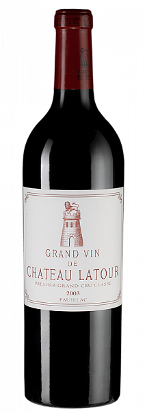 Вино Chateau Latour 2003 г. 0.75 л
