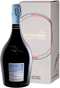 Белое Брют Игристое вино La Tordera Saomi Prosecco Treviso 1.5 л Gift Box