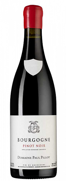 Вино Domaine Paul Pillot Bourgogne Pinot Noir 2019 г. 0.75 л
