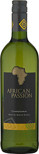 Белое Полусухое Вино African Passion Chardonnay 0.75 л