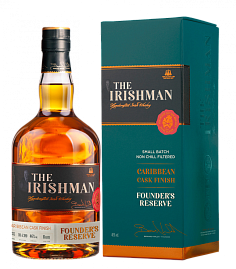 Виски The Irishman Founder's Reserve Caribbean Cask Finish 0.7 л Gift Box