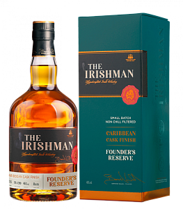 Виски The Irishman Founder's Reserve Caribbean Cask Finish 0.7 л Gift Box