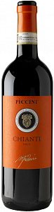 Красное Сухое Вино Piccini Chianti 0.75 л