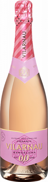 Игристое вино безалкогольное Vilarnau Organic Rose 0,0 0.75 л
