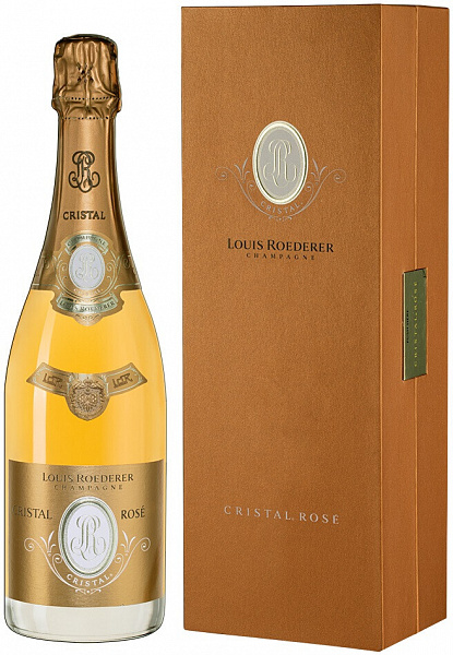 Шампанское Louis Roederer Cristal Rose 1999 г. 0.75 л Gift Box