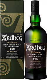 Виски Ardbeg 10 Years Old 0.7 л Gift Box