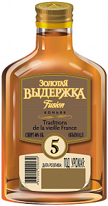 Коньяк Золотая Выдержка Фьюжн 0.1 л