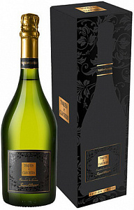 Белое Брют Игристое вино Toques & Clochers Cremant de Limoux Brut Black Label 2017 г. 0.75 л Gift Box