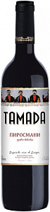 Красное Полусладкое Вино Tamada Пиросмани Красное 0.75 л