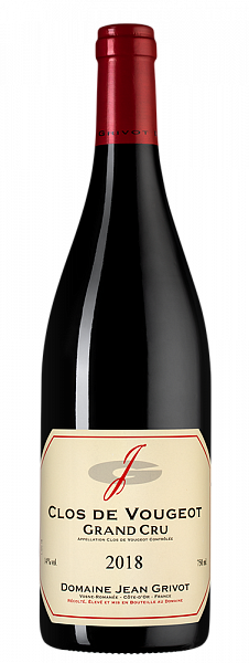 Вино Domaine Jean Grivot Clos de Vougeot Grand Cru 2018 г. 0.75 л