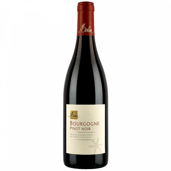 Вино Merlin Bourgogne Pinot Noir AOC 2019 г. 0.75 л