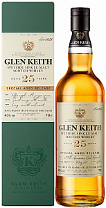 Виски Glen Keith 25 Years Old 0.7 л Gift Box