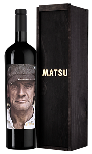 Красное Сухое Вино Matsu El Recio 1.5 л в подарочной упаковке дерево