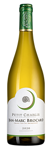 Белое Сухое Вино Jean-Marc Brocard Petit Chablis 2020 г. 0.75 л
