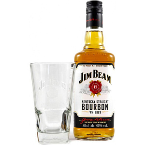 Виски Jim Beam 0.7 л 1 Glass