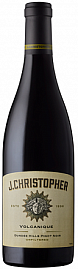 Вино Volcanique Pinot Noir J. Christopher 2017 г. 0.75 л