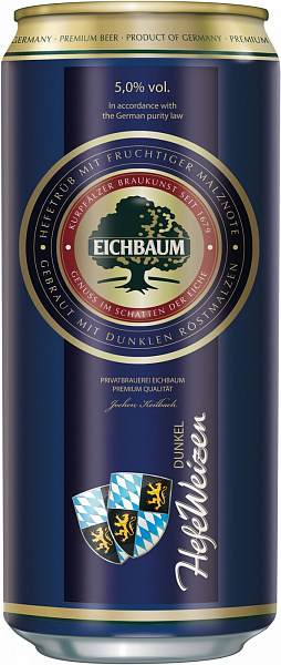 Пиво Eichbaum HefeWeizen Dunkel Can 0.5 л