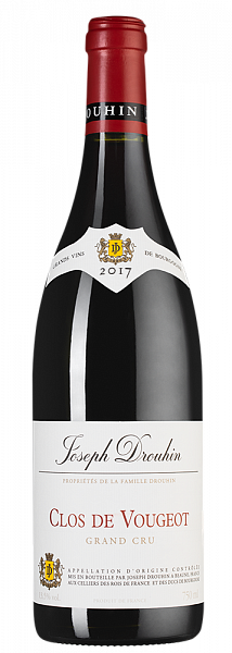 Вино Joseph Drouhin Clos de Vougeot Grand Cru 2017 г. 0.75 л