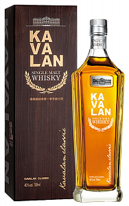 Виски Kavalan Single Malt 0.7 л Gift Box