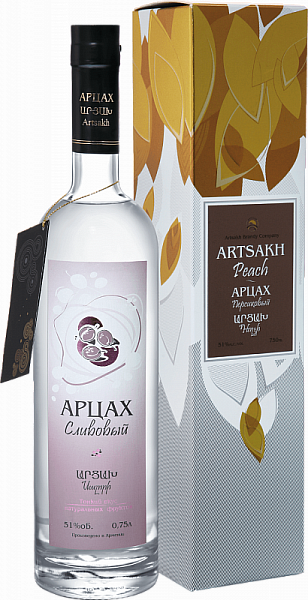 Водка Арцах Сливовый 0.75 л Gift Box