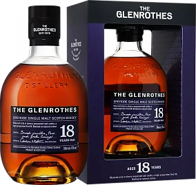 Виски The Glenrothes 18 Years Old Speyside Single Malt Scotch Whisky 0.7 л в подарочной упаковке