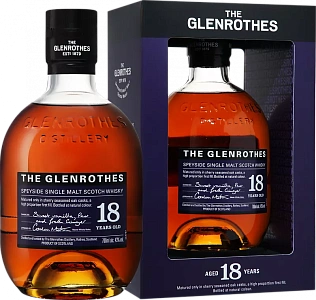 Виски The Glenrothes 18 Years Old Speyside Single Malt Scotch Whisky 0.7 л в подарочной упаковке