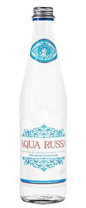 Вода негазированная Aqua Russa Glass 0.5 л 12 шт.