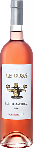 Розовое Сухое Вино Le Rose by Latour-Martillac 2016 г. 0.75 л