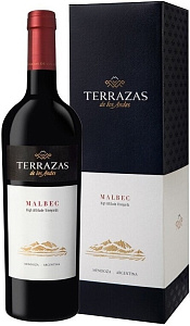 Красное Сухое Вино Terrazas de Los Andes Malbec 2016 г. 1.5 л Gift Box
